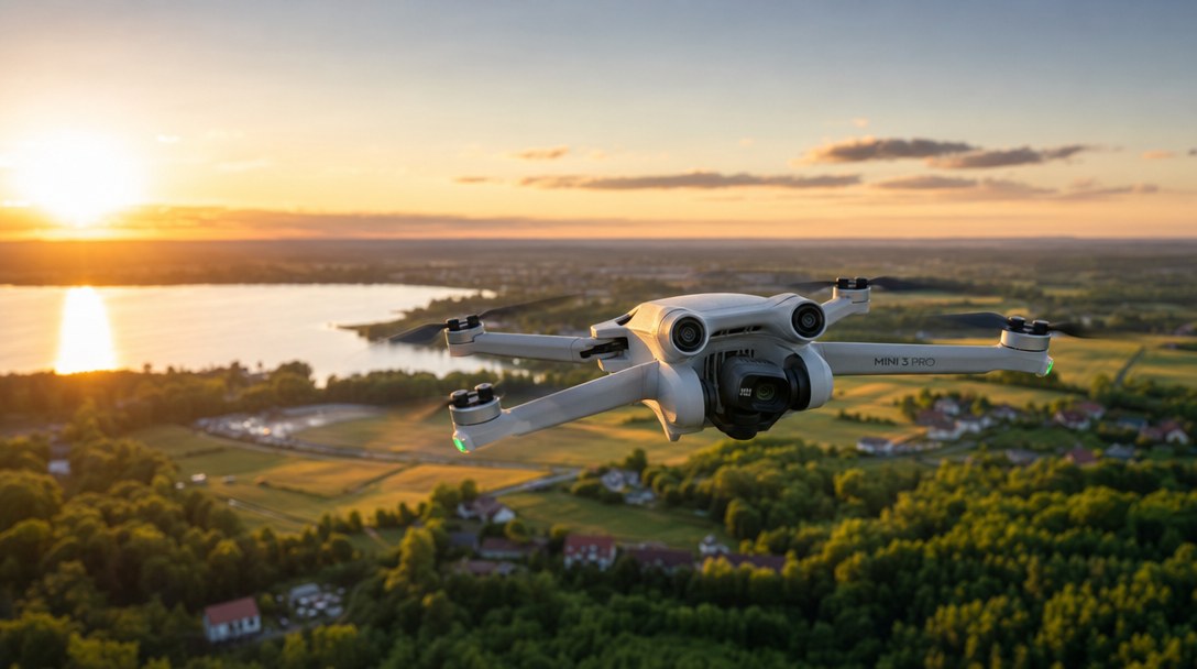 DJI Mini 3 Pro - zdjęcia, spoty i gdzie latać w Polsce. Przykłady z mapy
